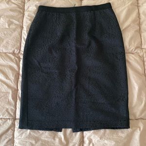 ASOS Oasis Women’s Leopard embossed pencil skirt, Black, Size UK 10/36